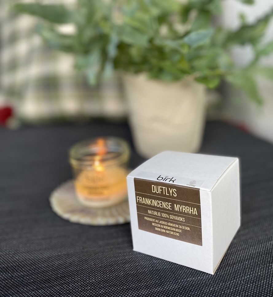 Naturlig duftlys, Frankincense og Myrrha