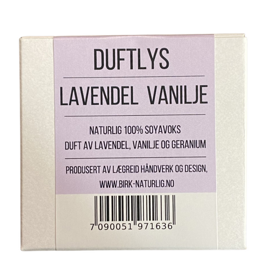 BIRK Duftlys Lavendel Vanilje
